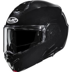 Klappbarer Motorradhelm HJC i101, Uni-Metallic-Schwarz