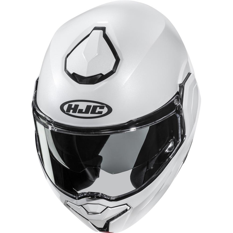 HJC i101 Solid Klapphelm für Motorräder, Perlweiß