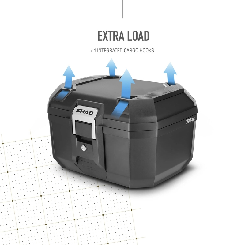Top case SHAD Terra TR46 schwarz