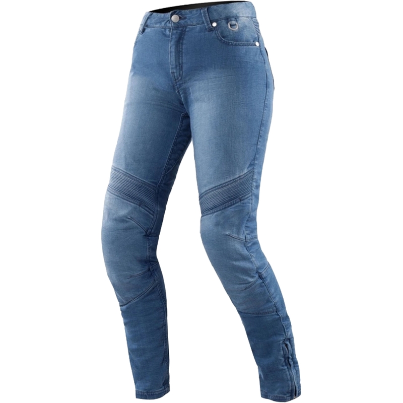 Shima Jess Damen-Motorradjeans mit verlängertem Bund, blau