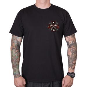 Schwarzes Heart Wrench Chopper T-Shirt
