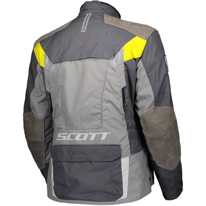 Motorradjacke SCOTT Dualraid Dryo grau-gelb Ausverkauf