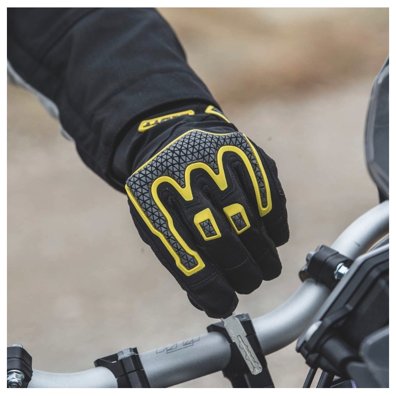 Motorradhandschuhe SCOTT Dualraid schwarz-gelb Ausverkauf