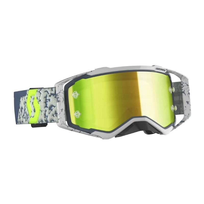 Motocross-Schutzbrille SCOTT Prospect grau-gelb