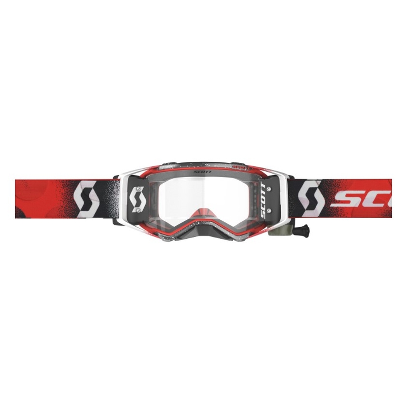 Motocrossbrille SCOTT Prospect WFS schwarz-weiß-rot