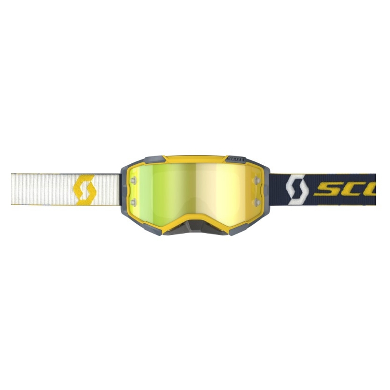 Motocross-Schutzbrille SCOTT Fury gelb-blau