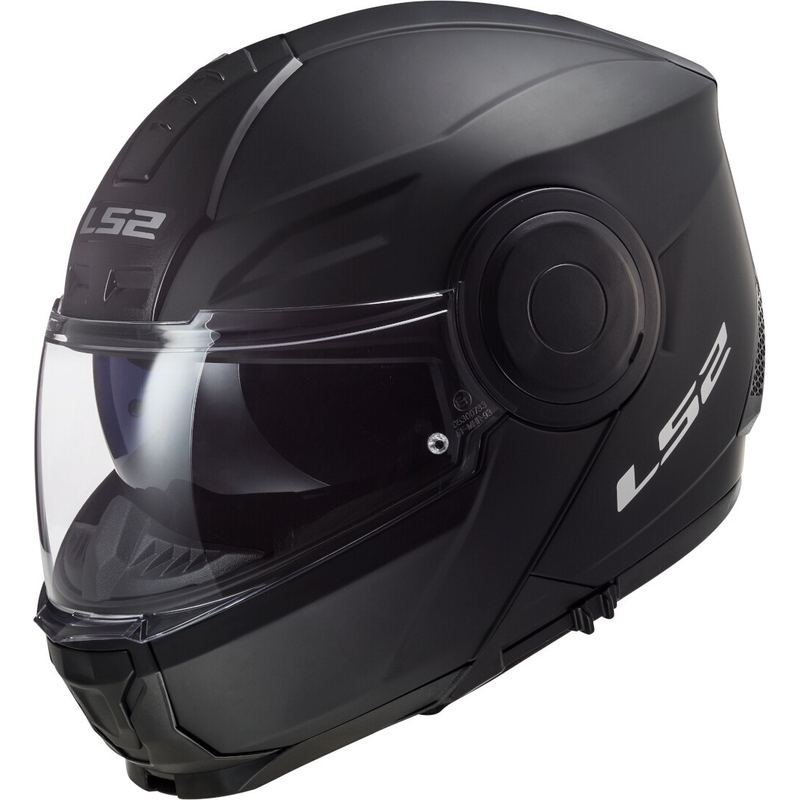 LS2 FF902 Scope Solid Black Matte Flip-up Motorradhelm