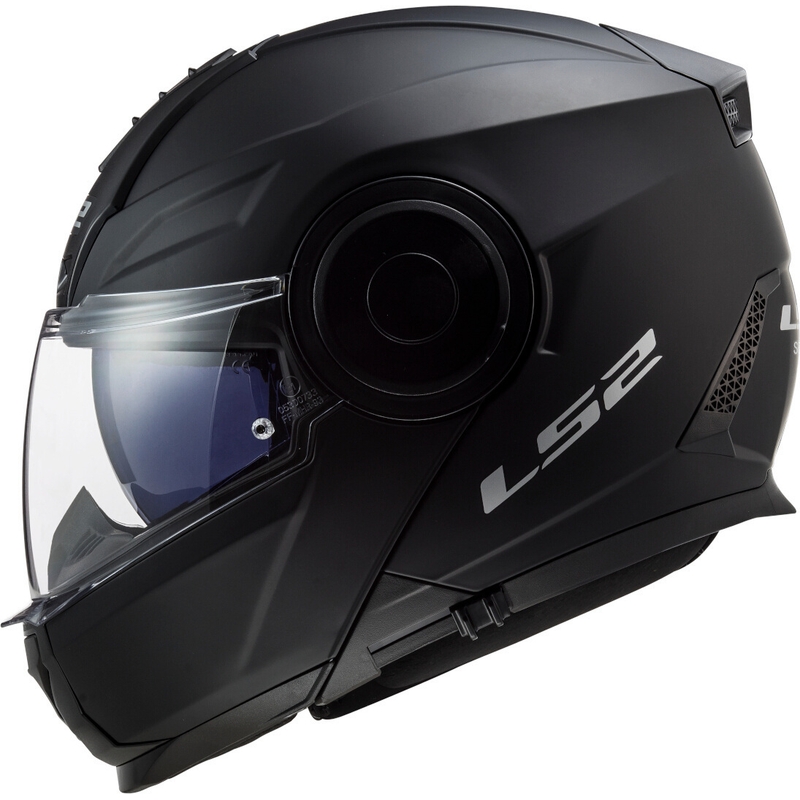 LS2 FF902 Scope Solid Black Matte Flip-up Motorradhelm