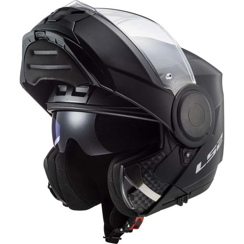 LS2 FF902 Scope Solid Black Matte Flip-up Motorradhelm