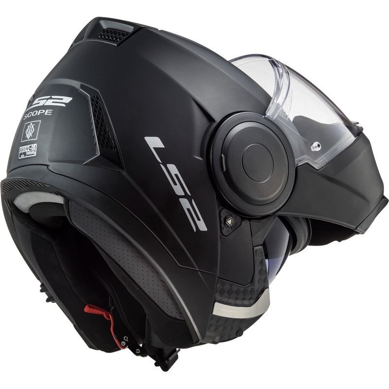 LS2 FF902 Scope Solid Black Matte Flip-up Motorradhelm
