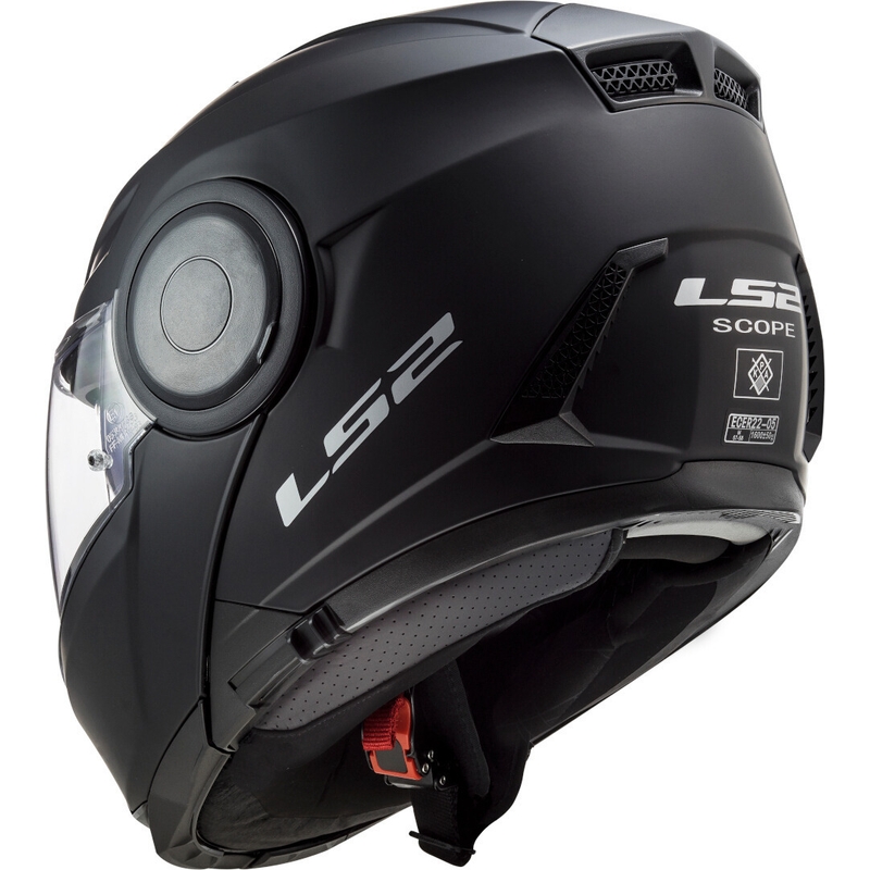 LS2 FF902 Scope Solid Black Matte Flip-up Motorradhelm