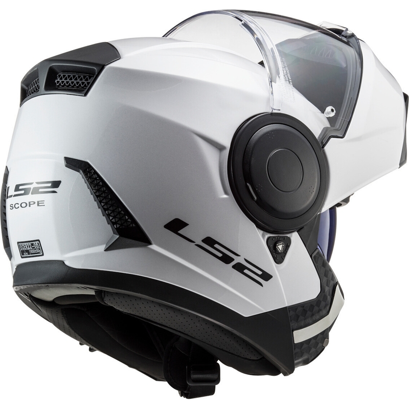 LS2 FF902 Scope Solid Motorradhelm Weiß