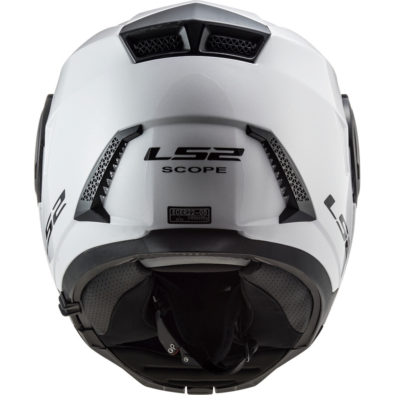 LS2 FF902 Scope Solid Motorradhelm Weiß