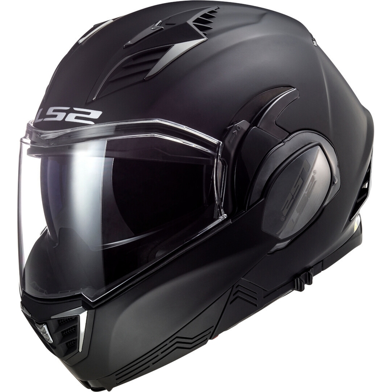 Klappbarer Motorradhelm LS2 FF900 Valiant II Solid Black Matte