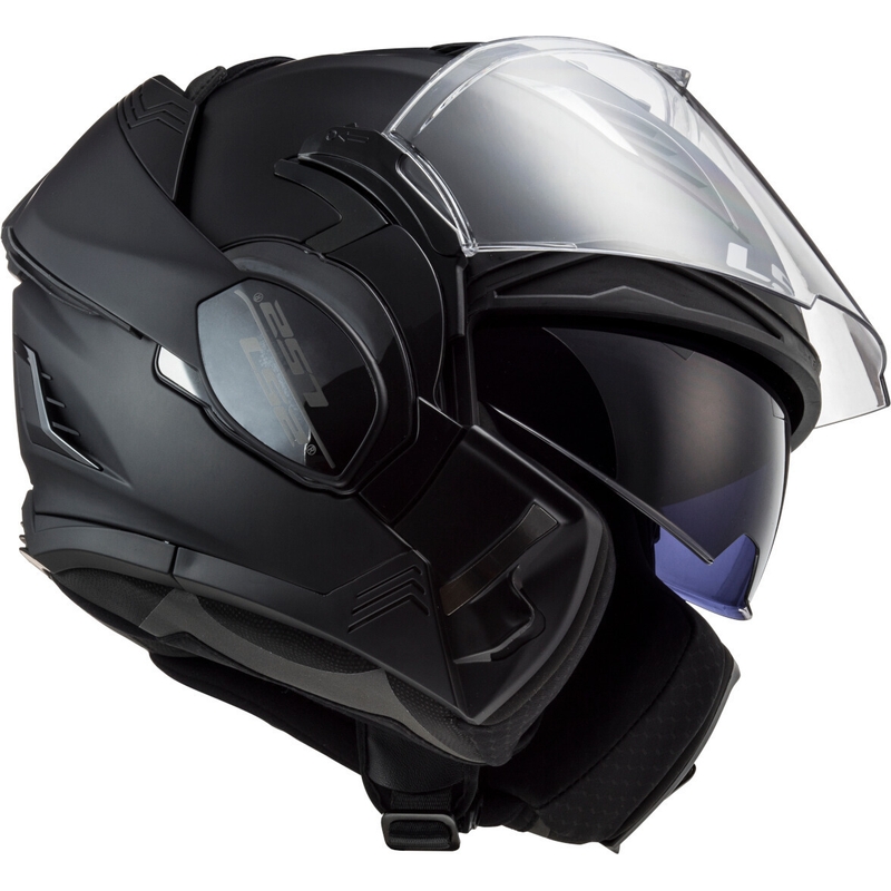 Klappbarer Motorradhelm LS2 FF900 Valiant II Solid Black Matte