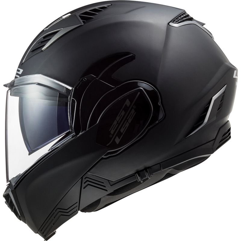 Klappbarer Motorradhelm LS2 FF900 Valiant II Solid Black Matte