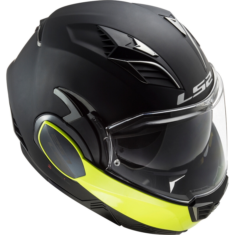 LS2 FF900 Valiant II Hammer schwarz-fluo gelb flip-up Motorradhelm Ausverkauf