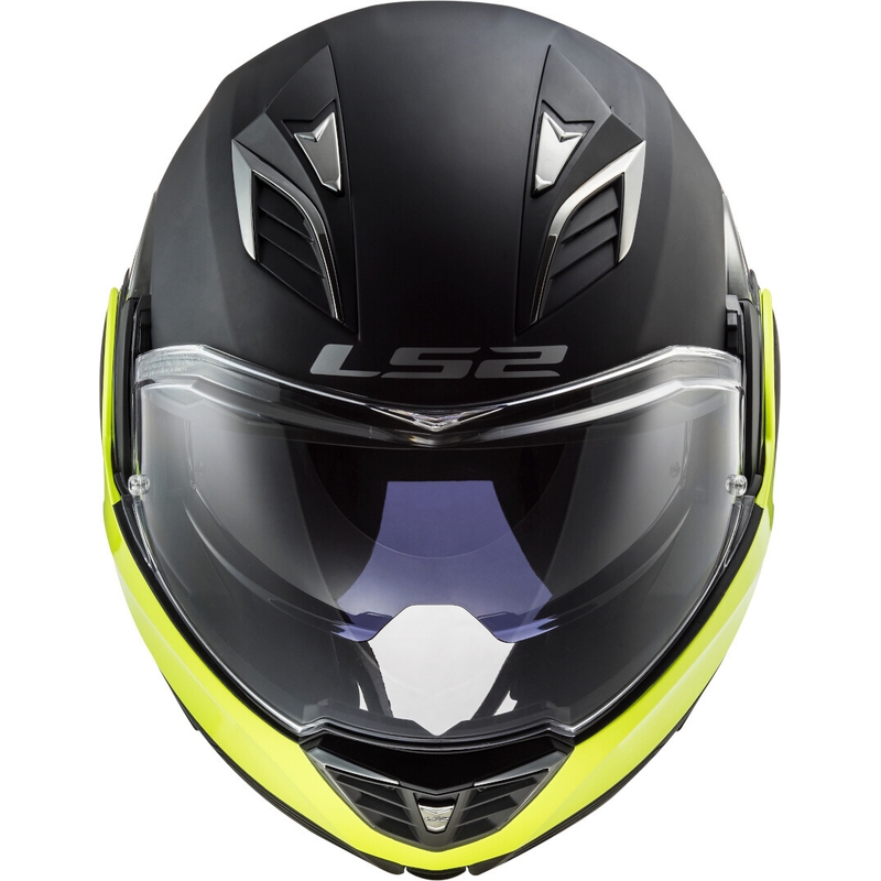 LS2 FF900 Valiant II Hammer schwarz-fluo gelb flip-up Motorradhelm Ausverkauf