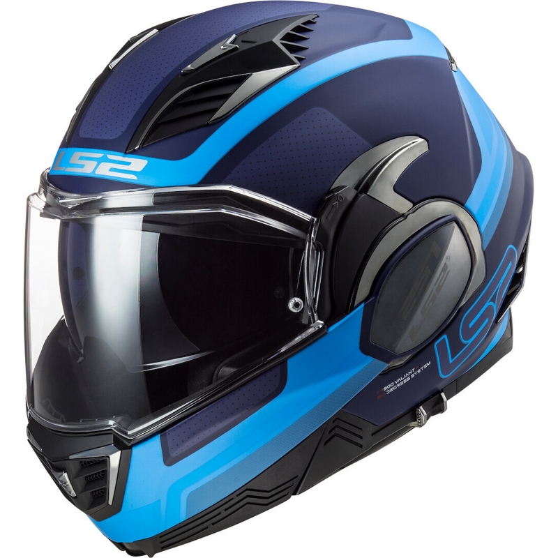 LS2 FF900 Valiant II Orbit blau klappbarer Motorradhelm