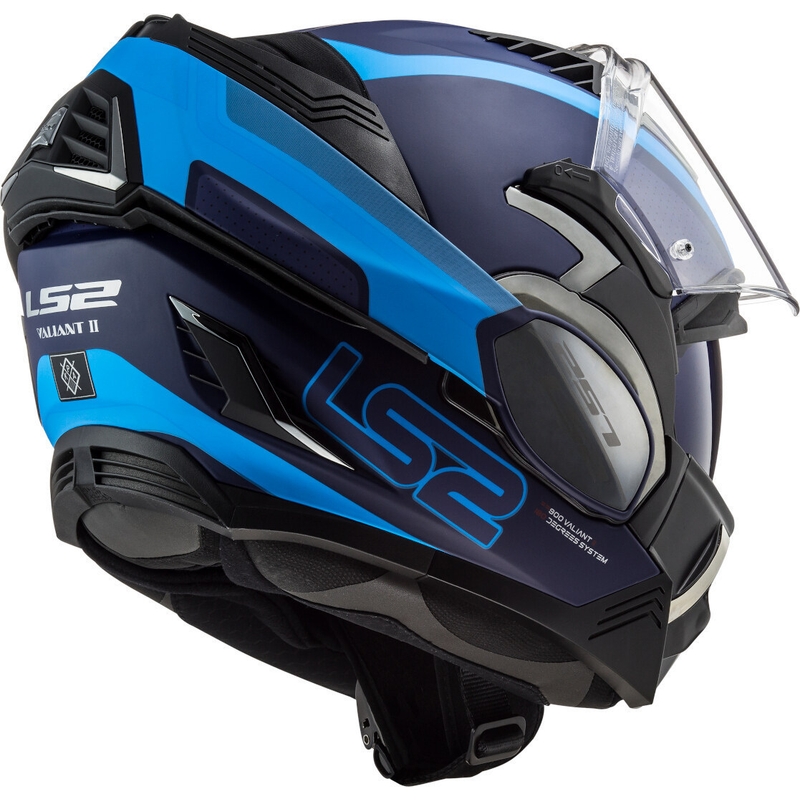 LS2 FF900 Valiant II Orbit blau klappbarer Motorradhelm