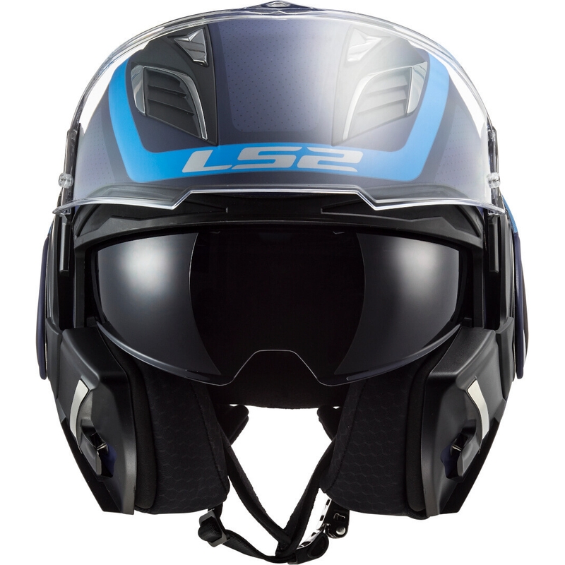 LS2 FF900 Valiant II Orbit blau klappbarer Motorradhelm