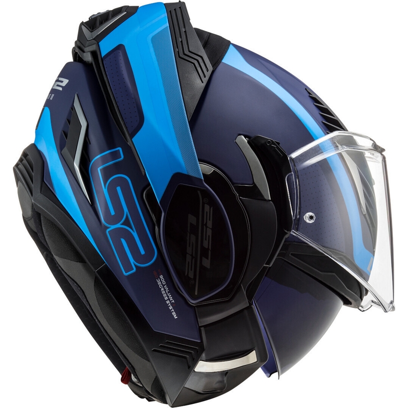 LS2 FF900 Valiant II Orbit blau klappbarer Motorradhelm