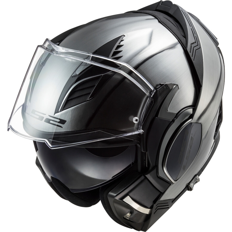 Klappbarer Motorradhelm LS2 FF900 Valiant II Jeans titanium Ausverkauf