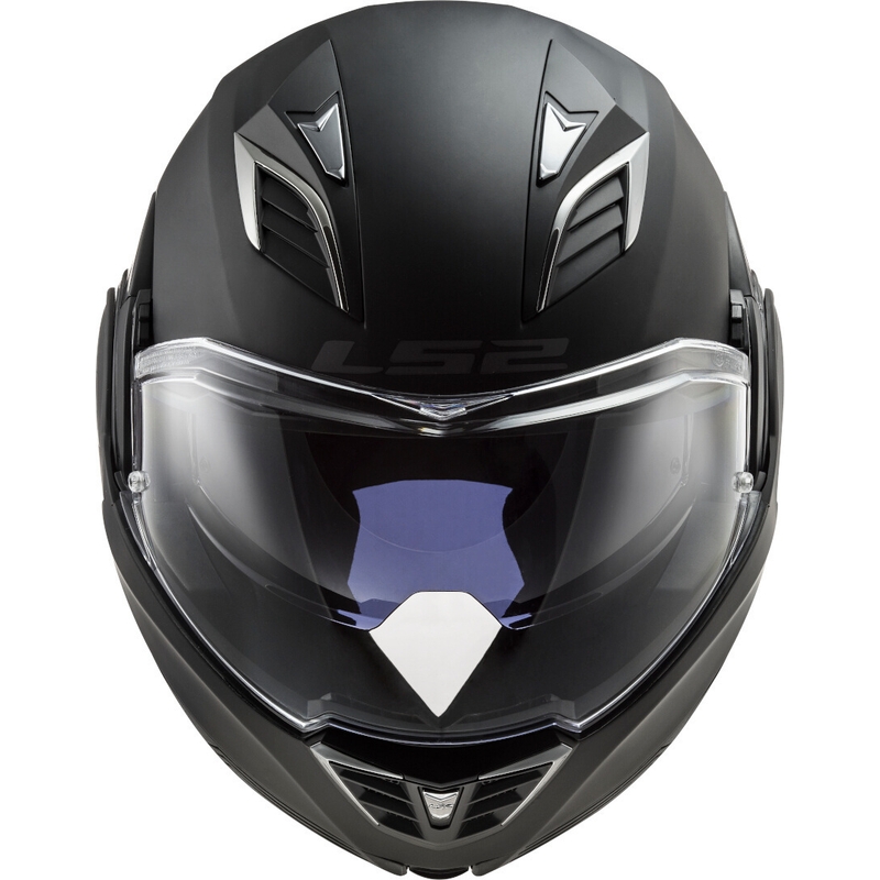 Klappbarer Motorradhelm LS2 FF900 Valiant II Noir schwarz matt