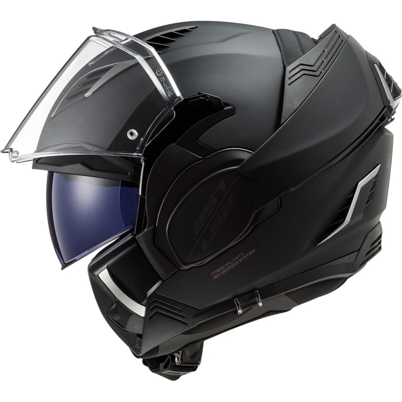 Klappbarer Motorradhelm LS2 FF900 Valiant II Noir schwarz matt
