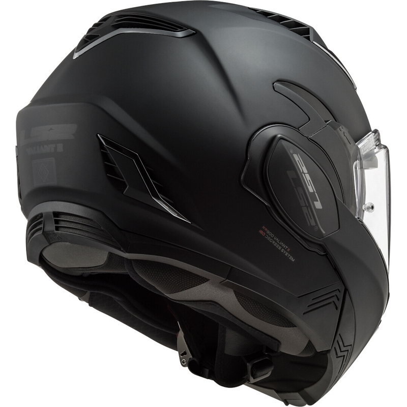 Klappbarer Motorradhelm LS2 FF900 Valiant II Noir schwarz matt