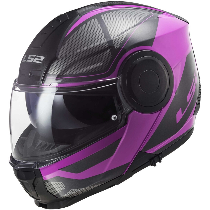 LS2 FF902 Scope Axis Motorradhelm schwarz-violett