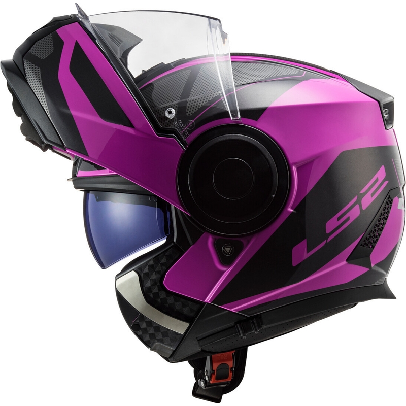 LS2 FF902 Scope Axis Motorradhelm schwarz-violett