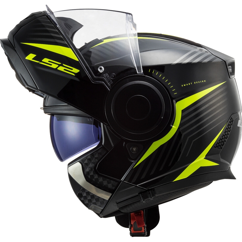 LS2 FF902 Scope Skid schwarz-fluo gelb Motorradhelm