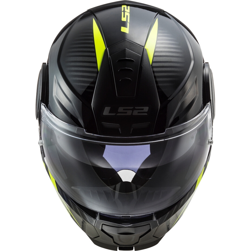 LS2 FF902 Scope Skid schwarz-fluo gelb Motorradhelm