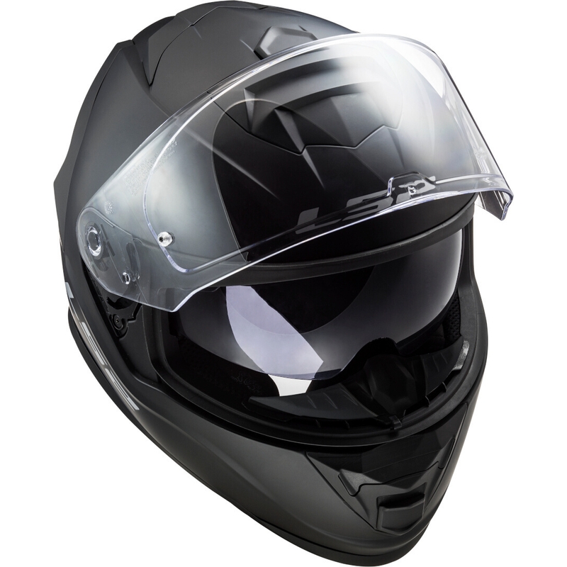 LS2 FF800 Storm Solid Black Matte Integral Motorradhelm