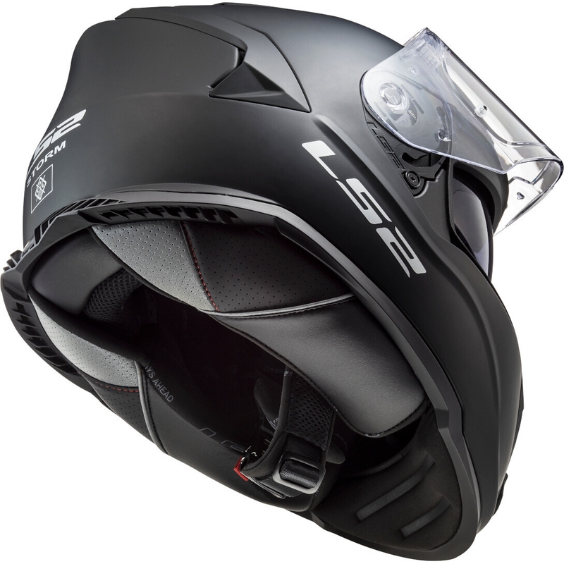 LS2 FF800 Storm Solid Black Matte Integral Motorradhelm