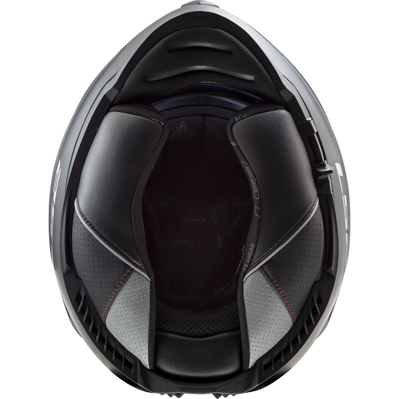 LS2 FF800 Storm Solid Black Matte Integral Motorradhelm