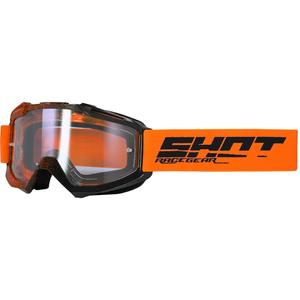 Motocross-Schutzbrille Shot Assault Elite schwarz-orange