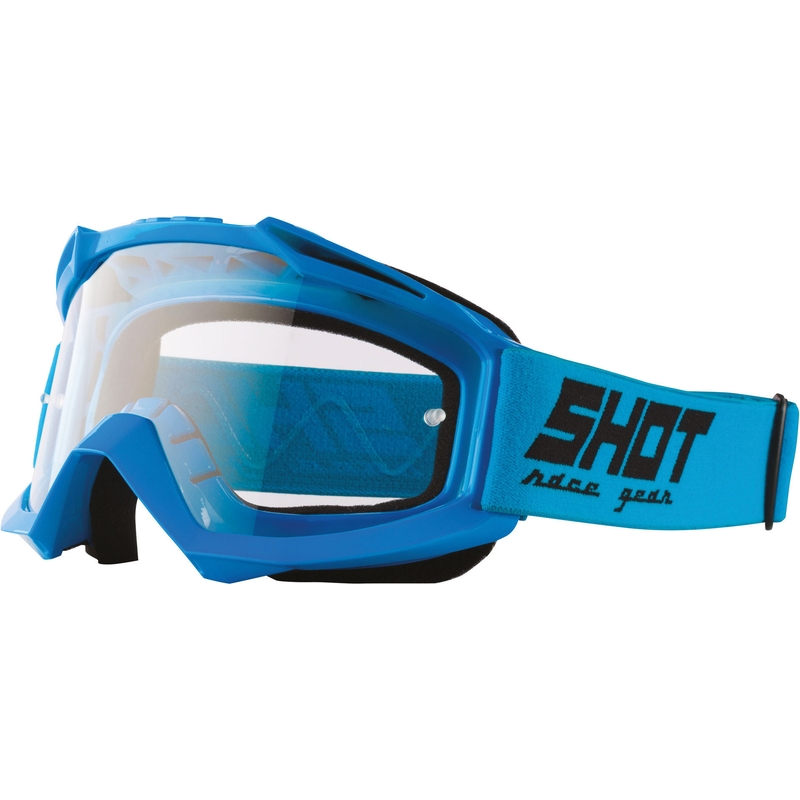 Motocross-Schutzbrille Shot Assault Solid blau