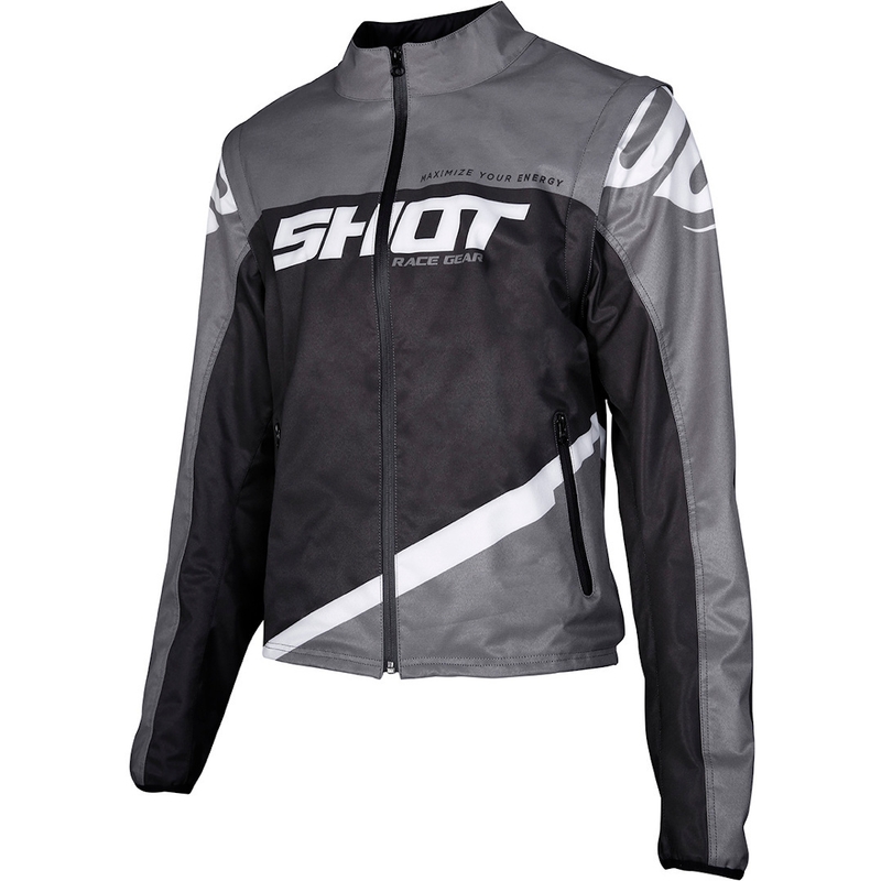 Softshelljacke Shot Lite schwarz-grau-weiß Ausverkauf