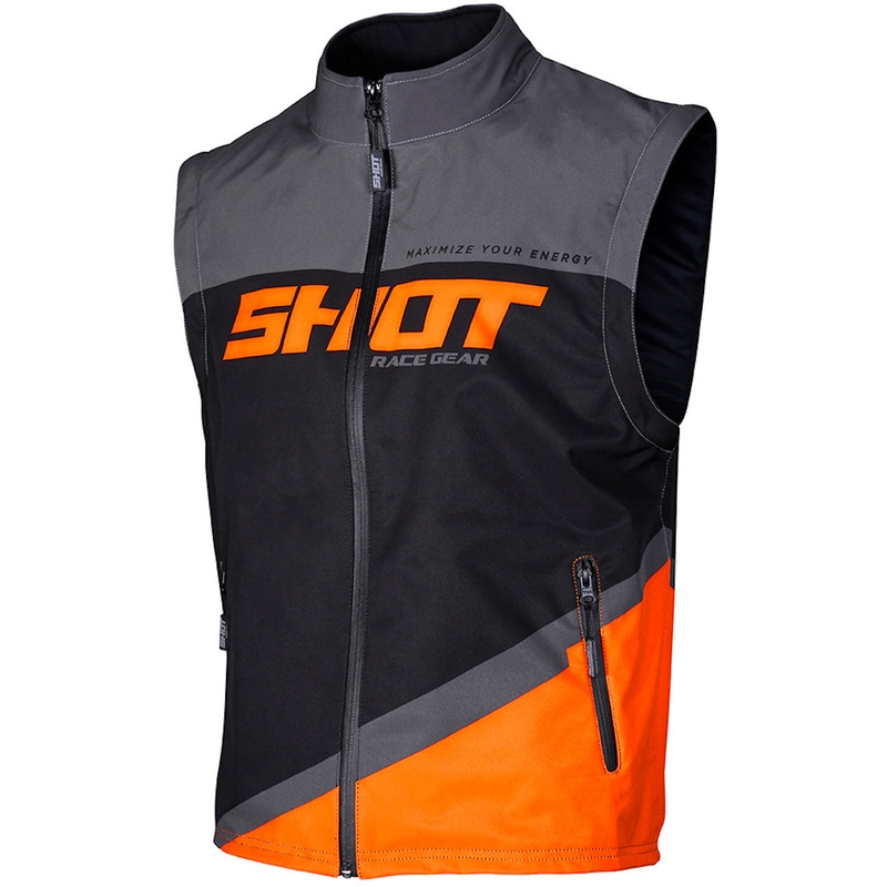 Softshellweste Shot Lite schwarz-grau-fluor orange Ausverkauf