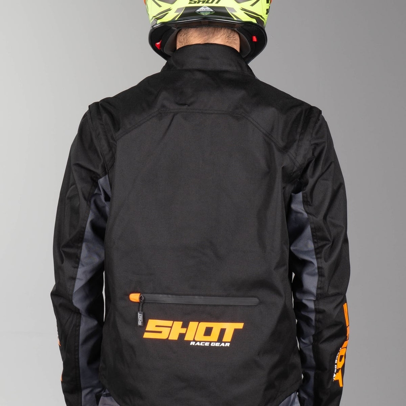 Jacke Shot Contact schwarz-fluor orange Ausverkauf
