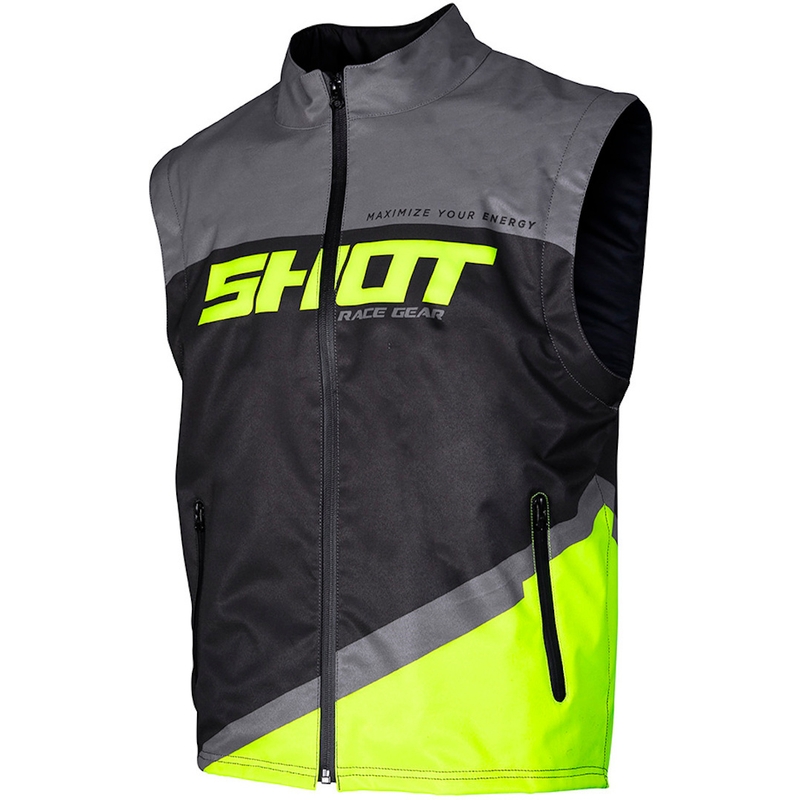 Softshellweste Shot Lite schwarz-grau-fluo gelb Ausverkauf