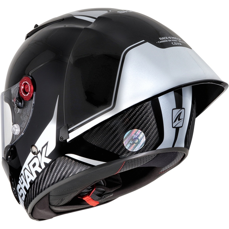 Integralhelm SHARK RACE-R PRO GP 30th Anniversary schwarz und weiß