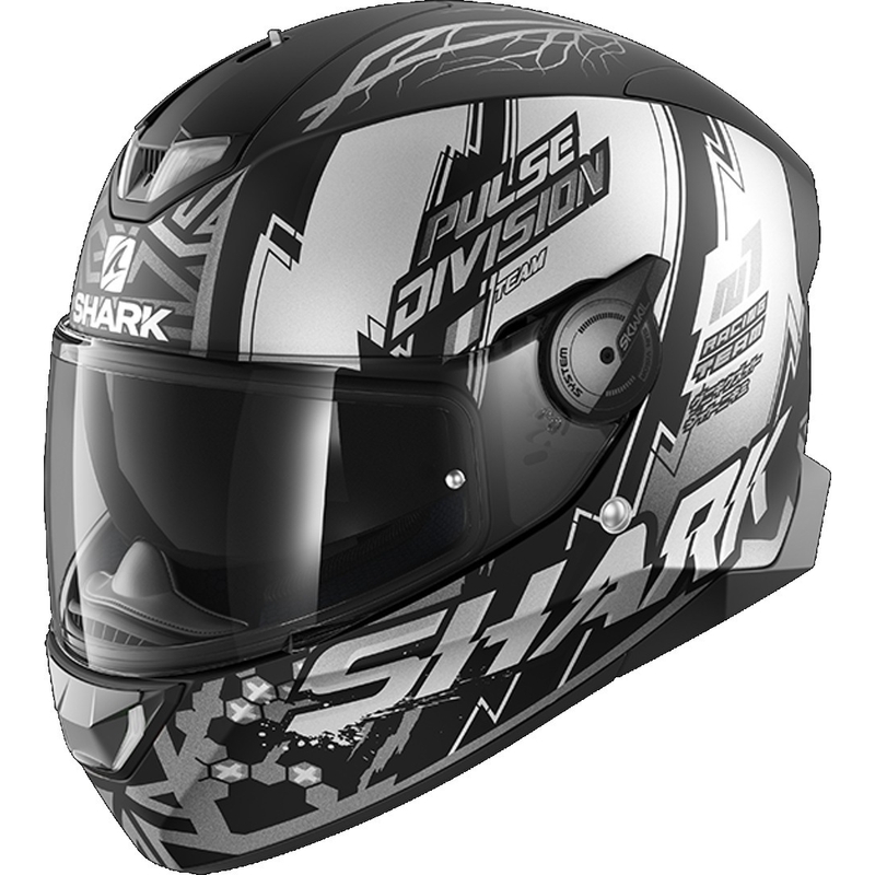 Integralhelm SHARK SKWAL 2.2 Noxxys schwarz-grau-silber