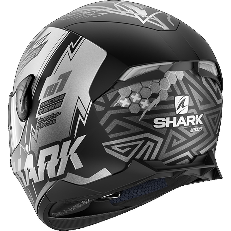 Integralhelm SHARK SKWAL 2.2 Noxxys schwarz-grau-silber