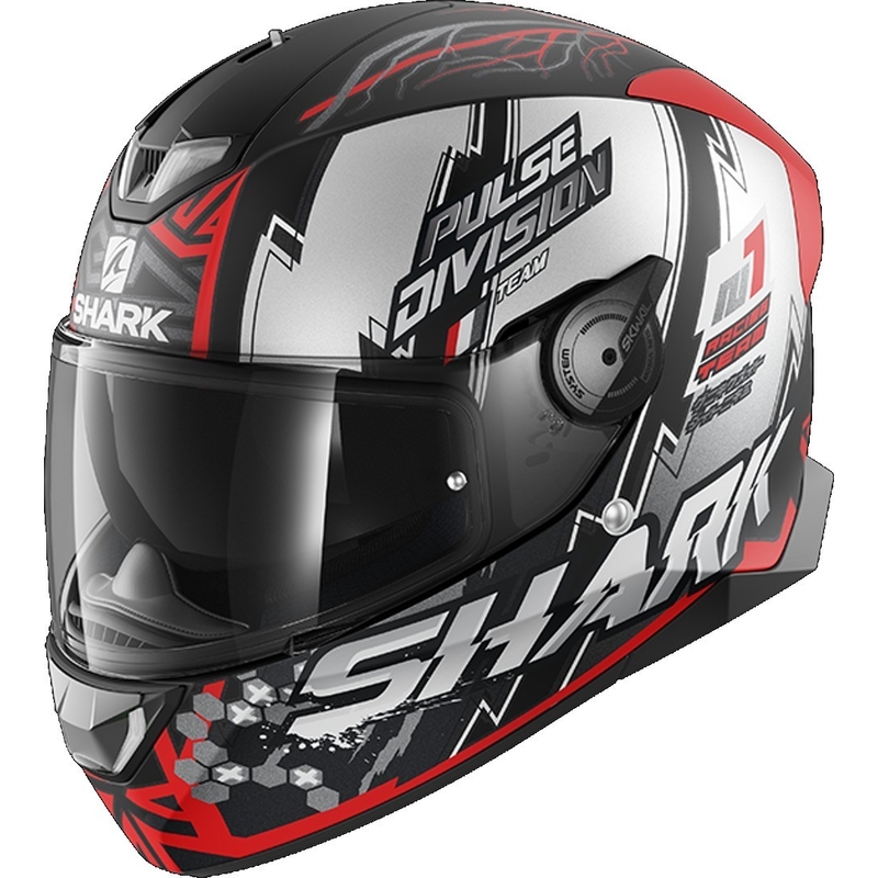 Integralhelm SHARK SKWAL 2.2 Noxxys schwarz-silber-rot