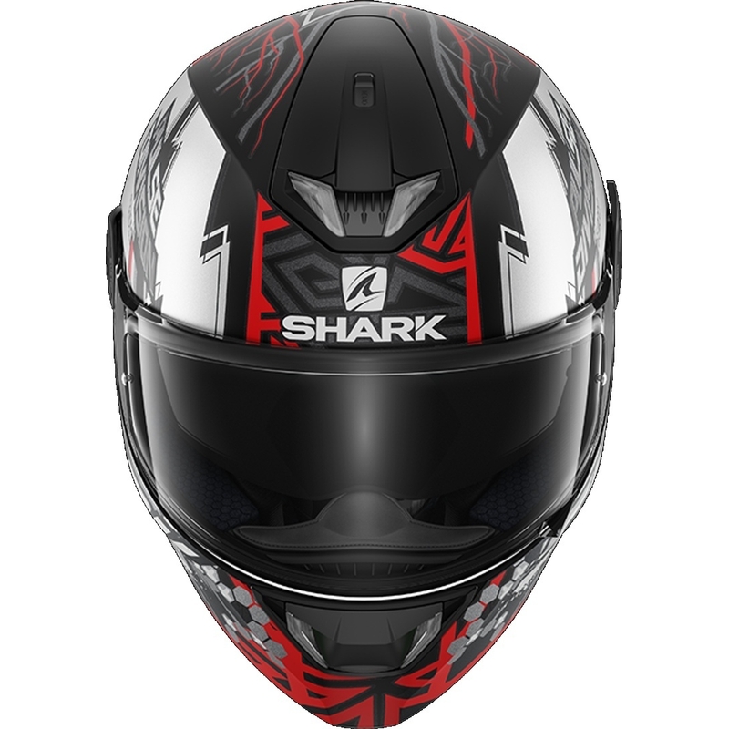 Integralhelm SHARK SKWAL 2.2 Noxxys schwarz-silber-rot