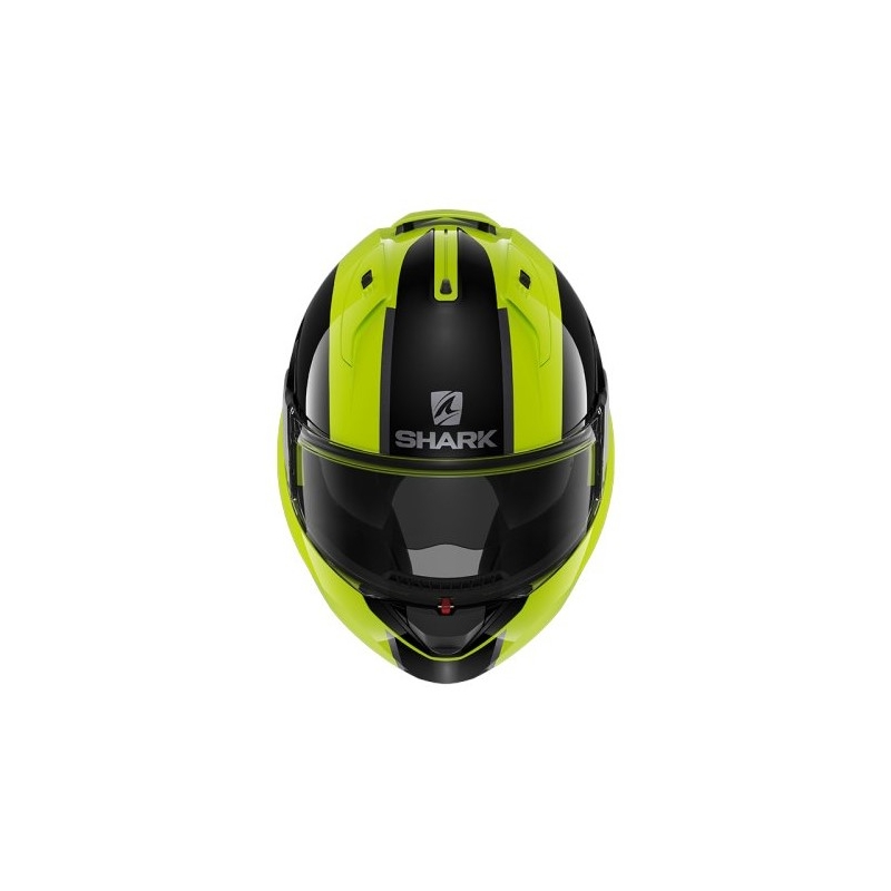 SHARK EVO-ES Endless schwarz-silber-fluo gelb tipping Helm Ausverkauf