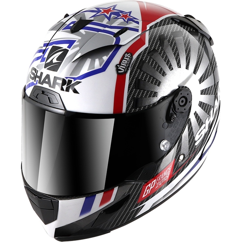 Integralhelm SHARK RACE-R PRO CARBON Zarco GP De France Replica 2019